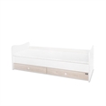 Bed MiniMAX NEW white+light oak /teenage bed/